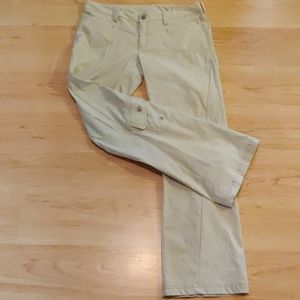 Athleta cream pants size 10